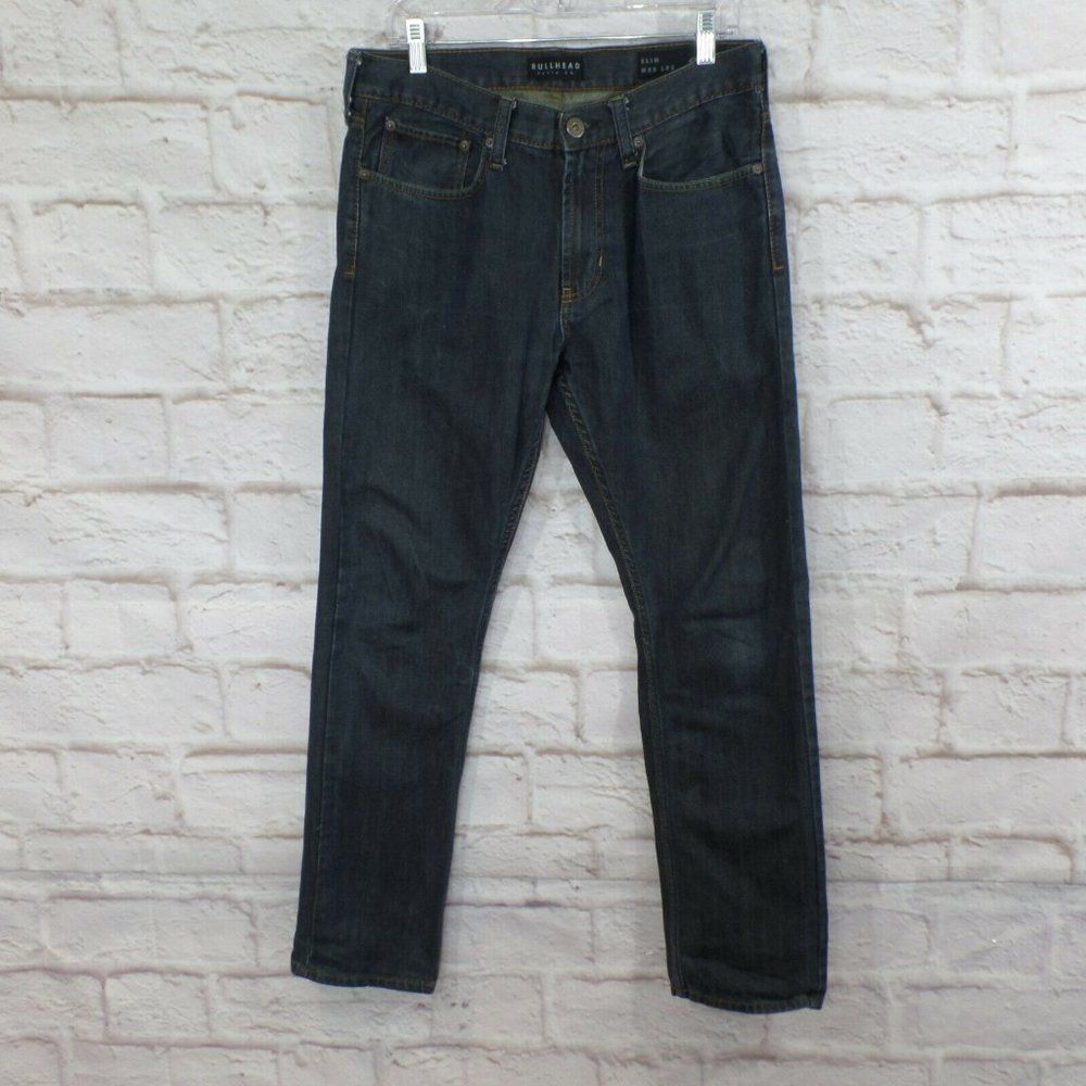 Pacsun Bullhead Mens Slim Fit Jeans Dark Wash Size 32 x 32